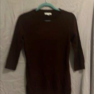 New York & Company Dark Brown Top